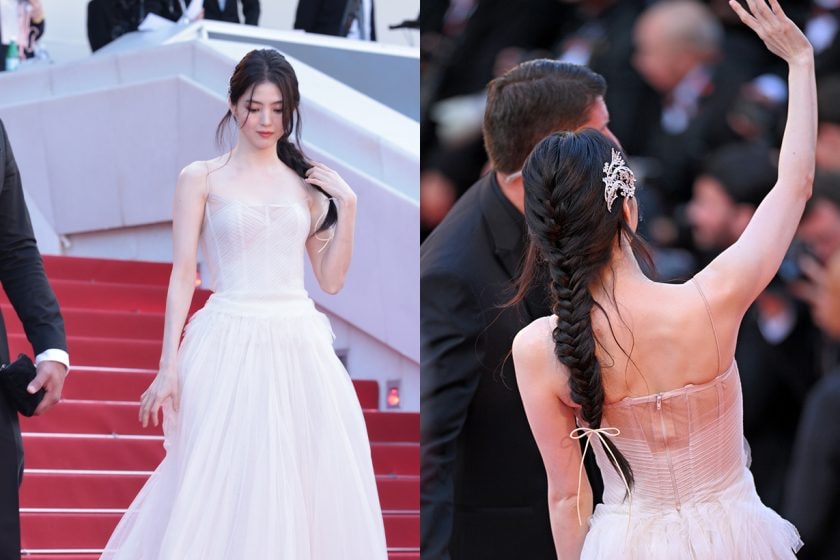 han so hee cannes 2024 Boucheron film festival red carpet look dinner