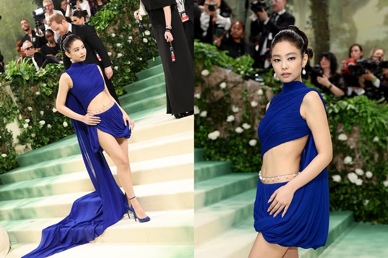 Jennie Met Gala 2024 氣場更強:紅毯上殺光底片,ALAÏA 禮服花費 200 個小時訂製!