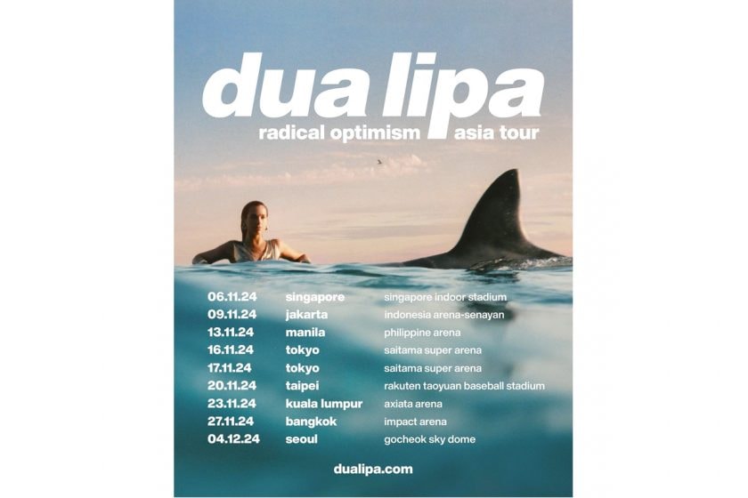 Dua Lipa 2024 Asia Excursion Stasiun Taipei Diumumkan 1 Tur Optimisme Radikal Taipei 2024 Tempat membeli tiket