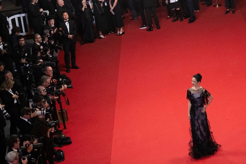 Zhang Ziyi cannes She's Got No Name red carpet gown movie