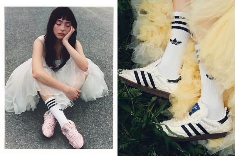 Caroline Hu 與 adidas Originals 初次聯乘:最夢幻的蕾絲 Samba,已收服所有少女心!