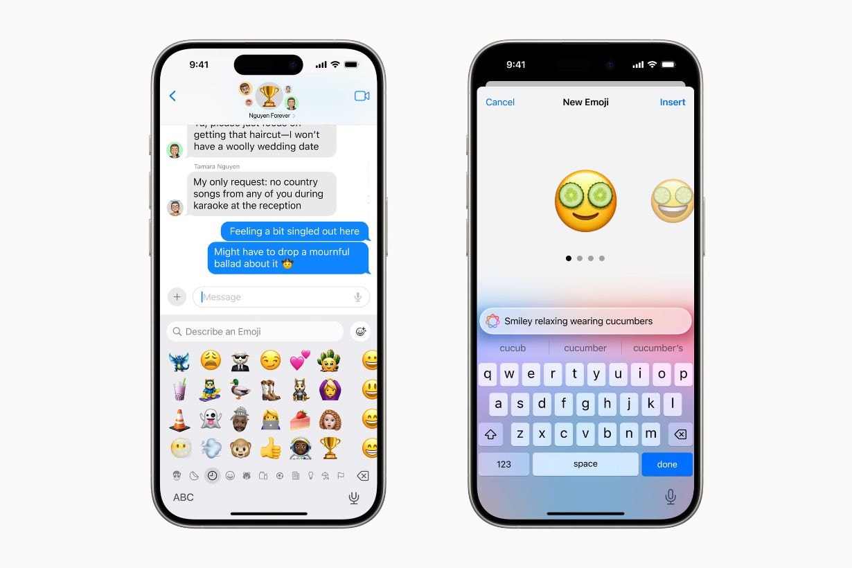 iOS18 新功能 1. 創作自定義的 Genmoji