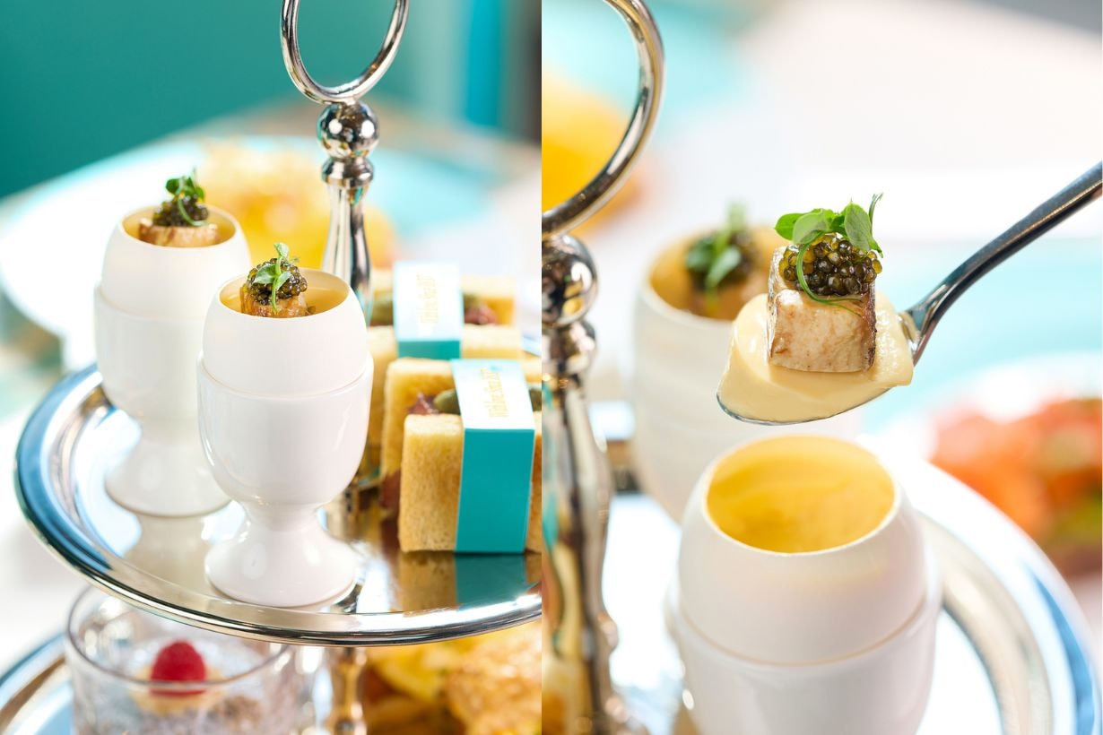 Simak! Ini 4 rekomendasi makan siang brunch yang wajib disantap di Hong Kong 3 Telur Tiffany dalam Kerang_Cangkir Telur Tiffany