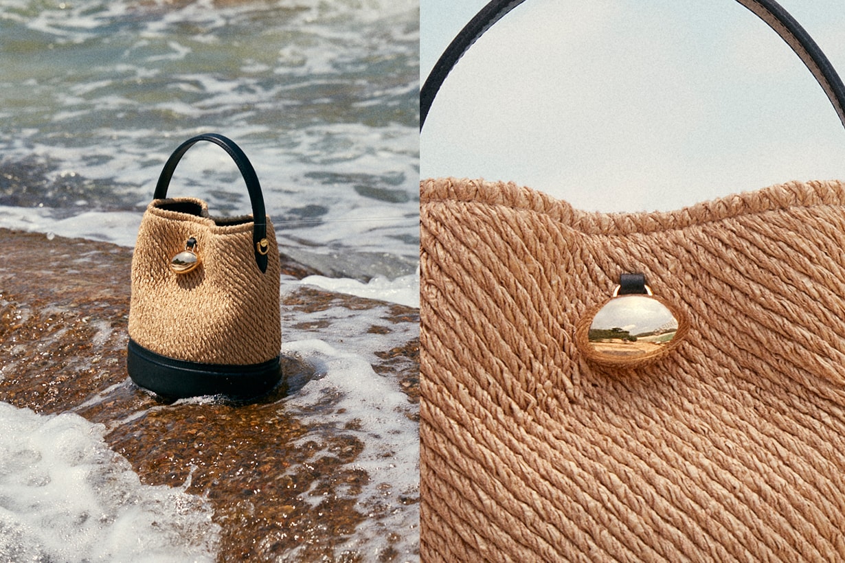 Cafune Mini Hexa Tote Stance Bag Raffia Egg Bucket Trunk Box