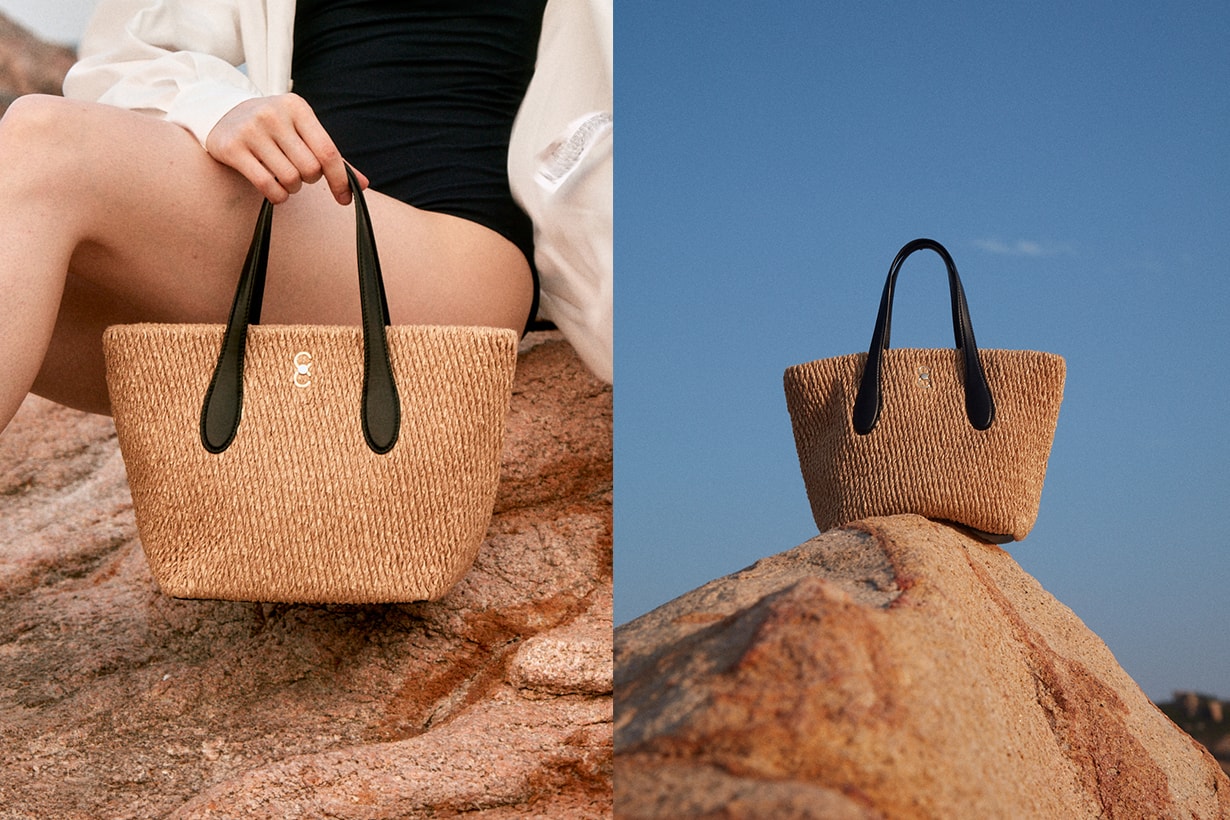 Cafune Mini Hexa Tote Stance Bag Raffia Egg Bucket Trunk Box