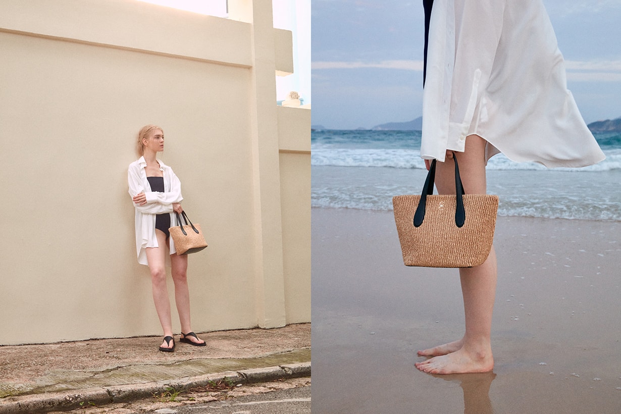Cafune Mini Hexa Tote Stance Bag Raffia Egg Bucket Trunk Box