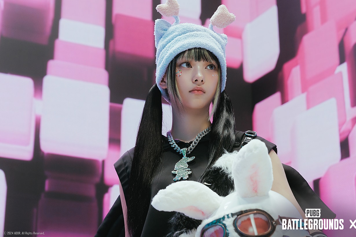 PUBG Battlegrounds x NewJeans Collaboration 2024 taego Bunnies Binky Bong