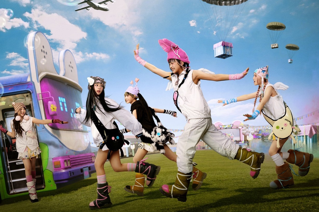 PUBG Battlegrounds x NewJeans Collaboration 2024 taego Bunnies Binky Bong