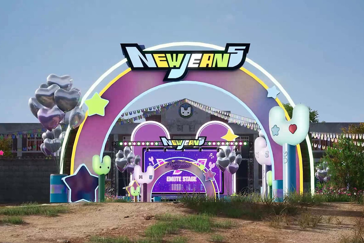 PUBG Battlegrounds x NewJeans Collaboration 2024 taego Bunnies Binky Bong