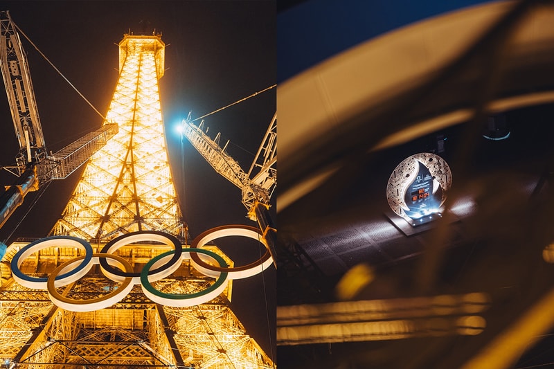 La Tour Eiffel The Olympic Rings 2024