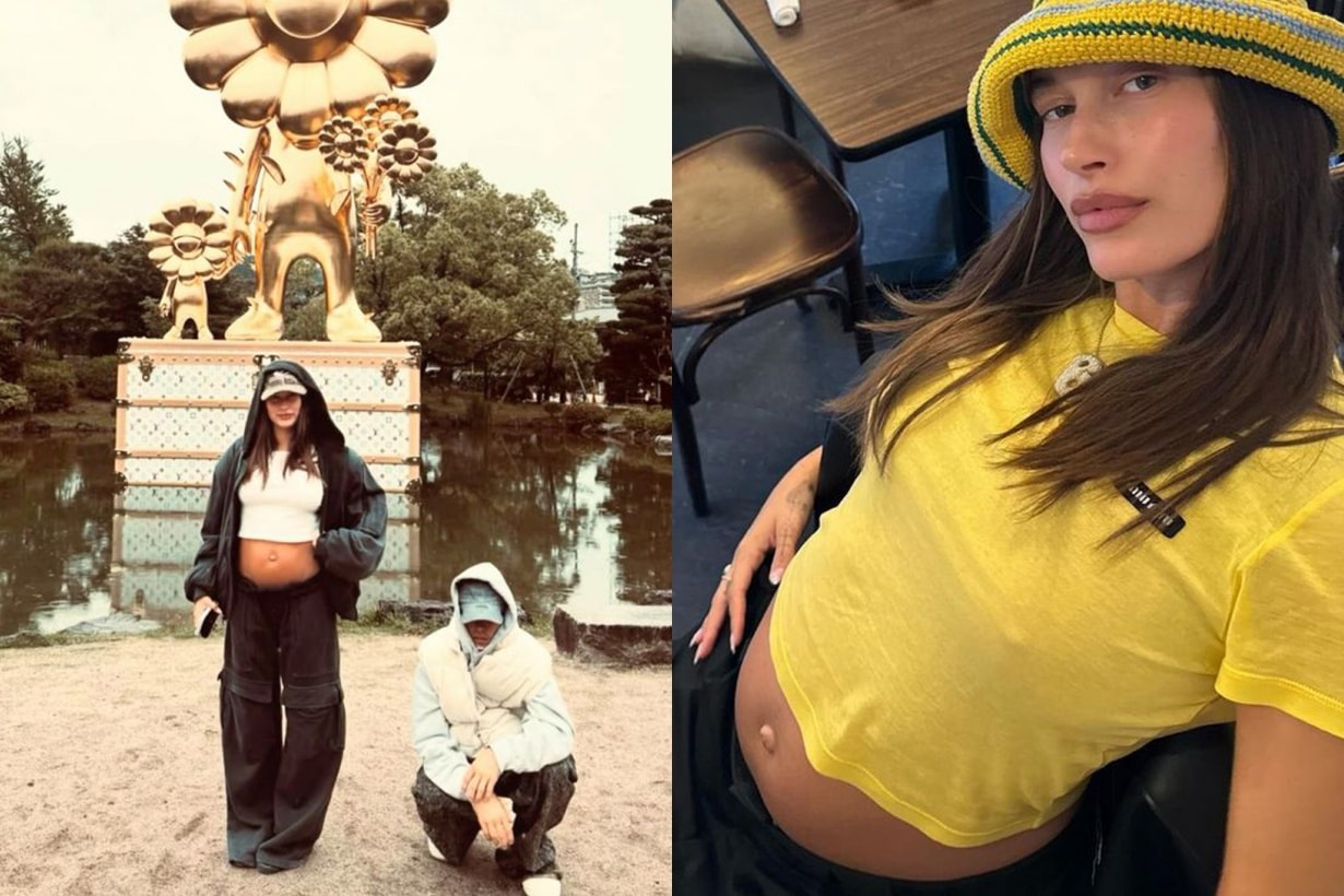 誰說懷孕不能當辣妹?盤點 6 件 Hailey Bieber 最上鏡的 Y2K 孕婦單品!
