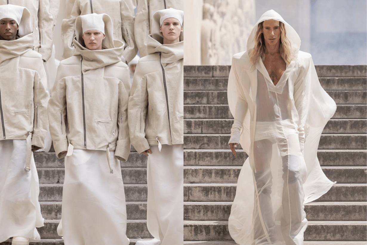 rick-owens-pre-code-hollywood-spring-summer-2025-ss25-fashion-show-gothic-avant-garde-dark-fashion-tanja-vidic-geobasket-busby-berkeley-hollywood-porterville-fashion-art