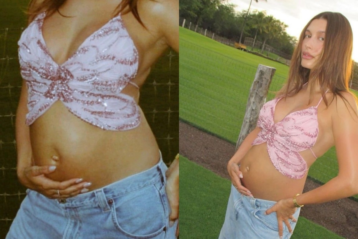 盤點 Hailey Bieber 最上鏡的 Y2K 孕婦造型!誰說懷孕不能當千禧辣妹?