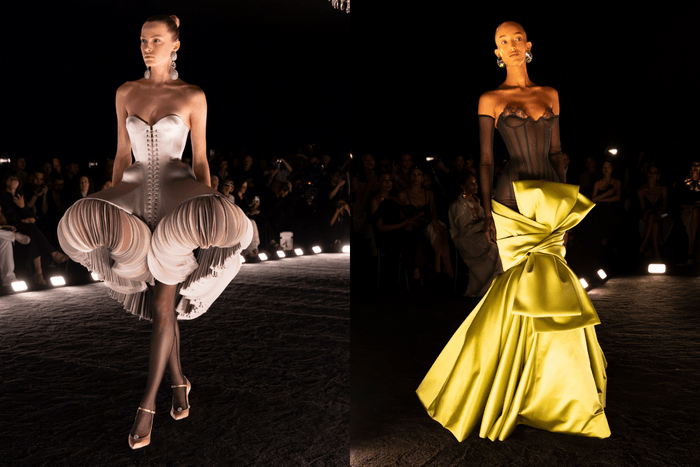 Schiaparelli 2024 高訂帶我們行駛回 1950 年代,重現慶祝女性解放的晚宴
