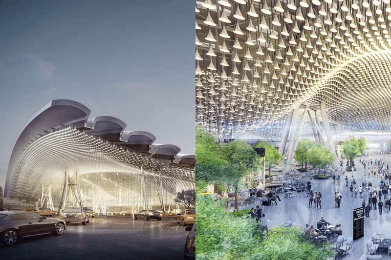 Arup 釋出桃園機場第三航廈模擬圖,預計在 2027 年完工,以後搭這些航線就可以來看這座富滿台灣特色美學的機場建築!