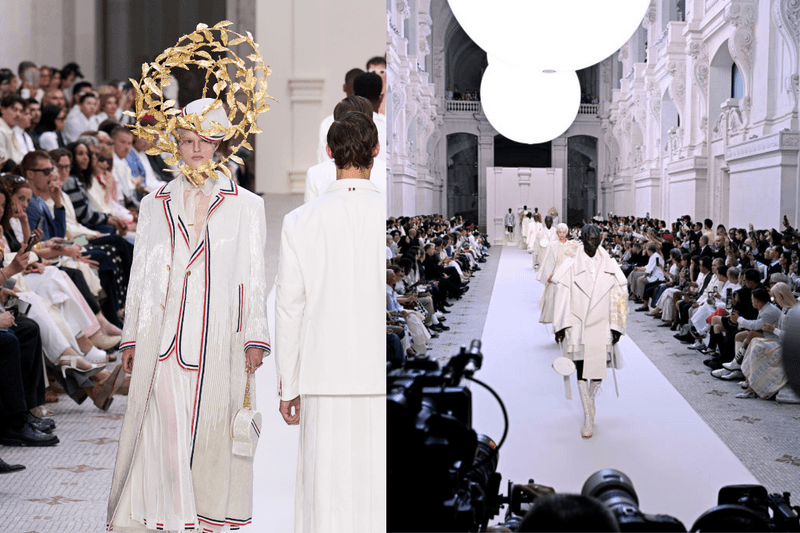 Thom Browne 2024 高訂：致敬古代雕像藝術，同時預示巴黎奧運？