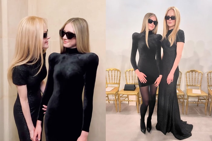 超強星二代 +1:Nicole Kidman 帶女兒一起出席 Balenciaga 大秀,確定不是複製人?