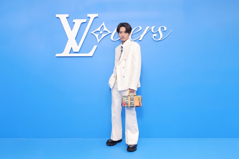 louis vuitton men fashion show gongyoo th8 jackson bambam celeb looks