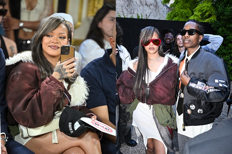 A$AP Rocky 品牌首場大秀：Rihanna 緊緊抓著手機，錄下每一刻... 卻意外成為 meme？