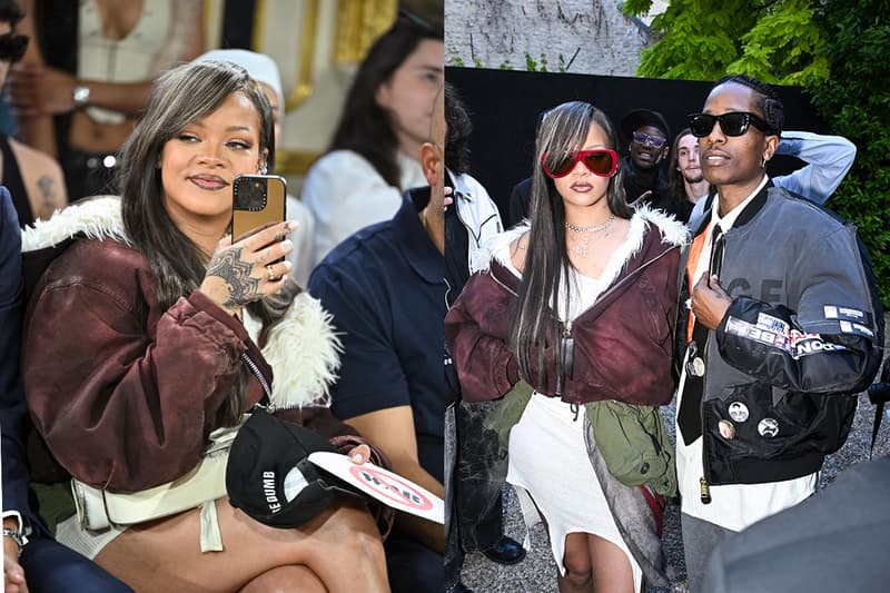 A$AP Rocky 品牌首場大秀:Rihanna 緊緊抓著手機,錄下每一刻... 卻意外成為 meme?