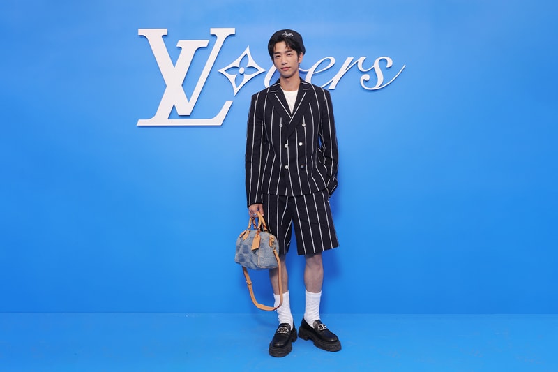 louis vuitton men fashion show gongyoo th8 jackson bambam celeb looks