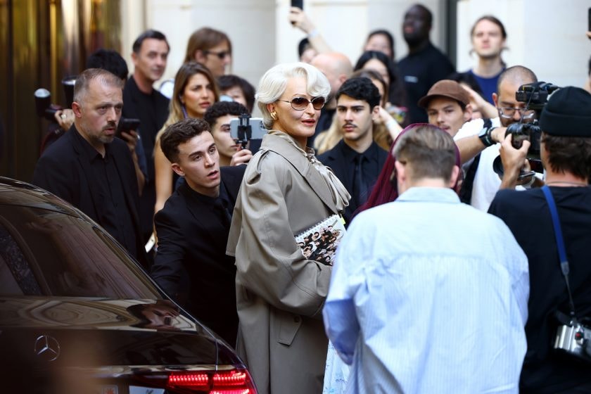 Balenciaga Miranda Priestly devil prada Alexis Stone behind the scene 53rd couture