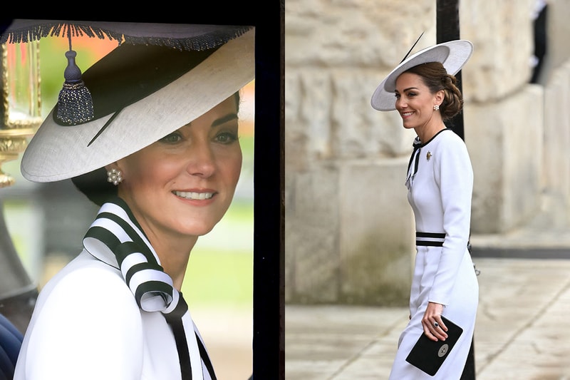 凱特王妃睽違半年... 真的出現了：選擇白色連身裙的原因，令大眾心很暖！