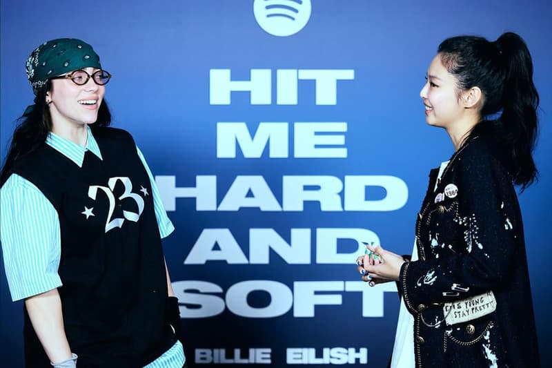 Spotify Jennie Billie Eilish HIT ME HARD AND SOFT in Seoul