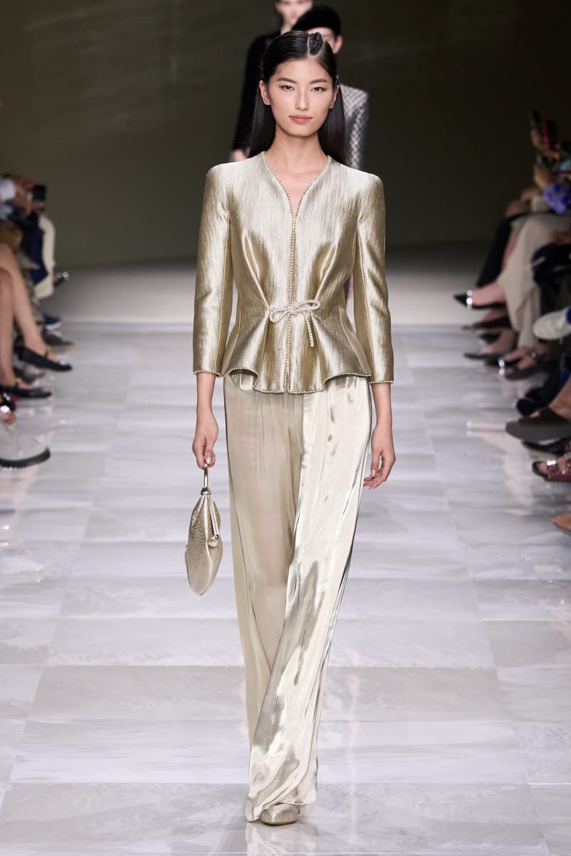 Armani Piere 2024 高級訂制圍繞珍珠為題,以裝飾點綴向人們述說優雅之美~