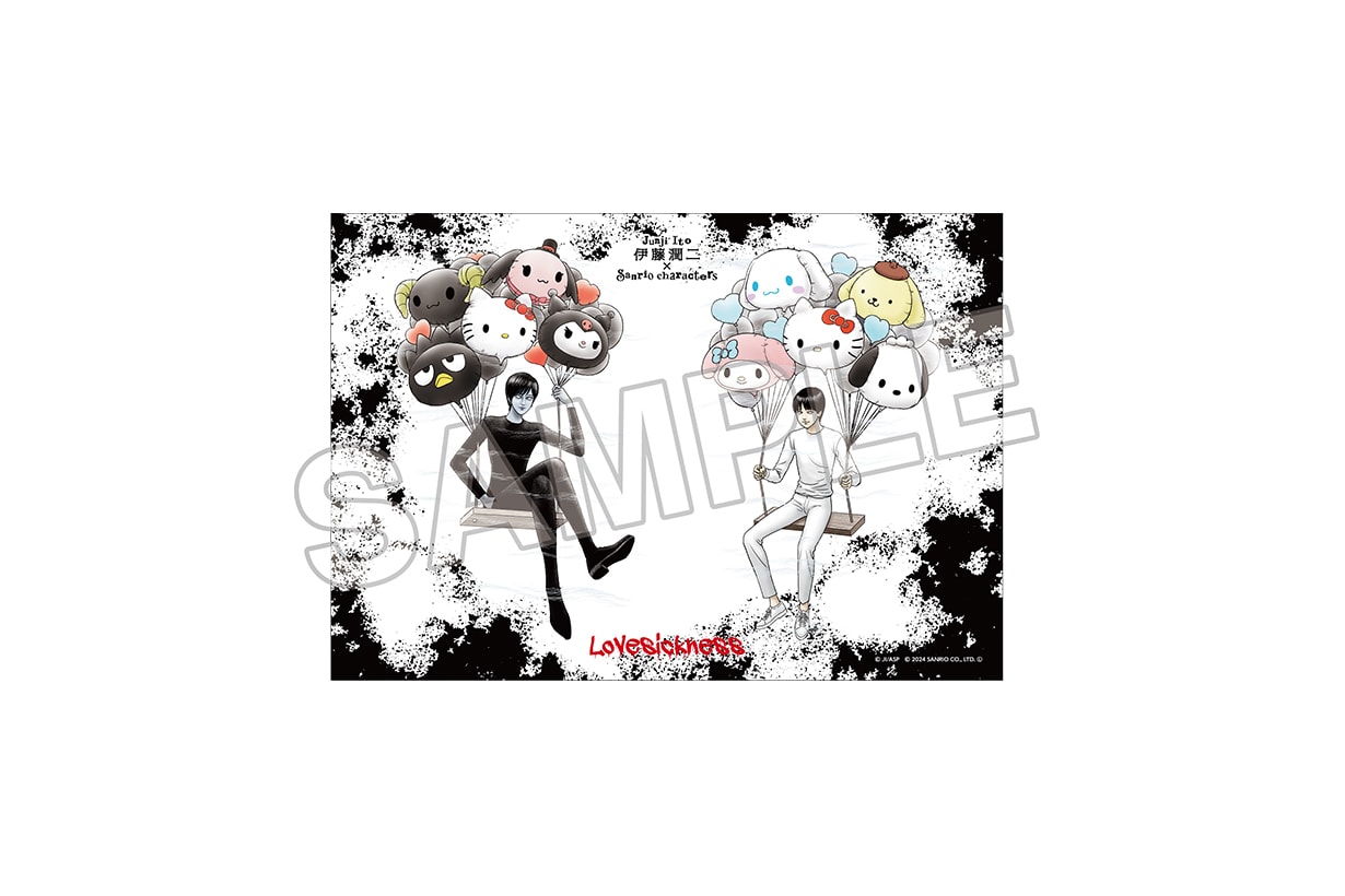 Junji Ito x Sanrio Characters 2024 pop-up release info 