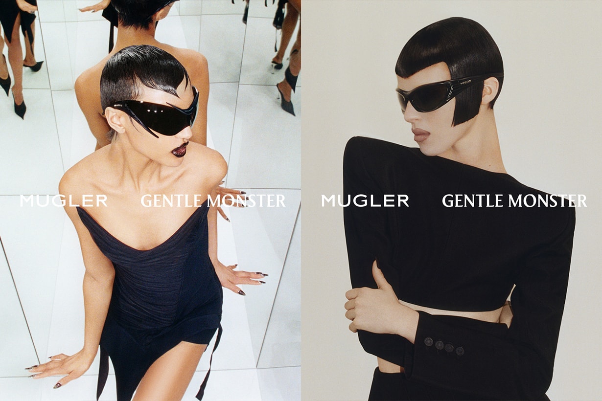Mugler x Gentle Monster 2024 release info Spiral 01 Spiral 02