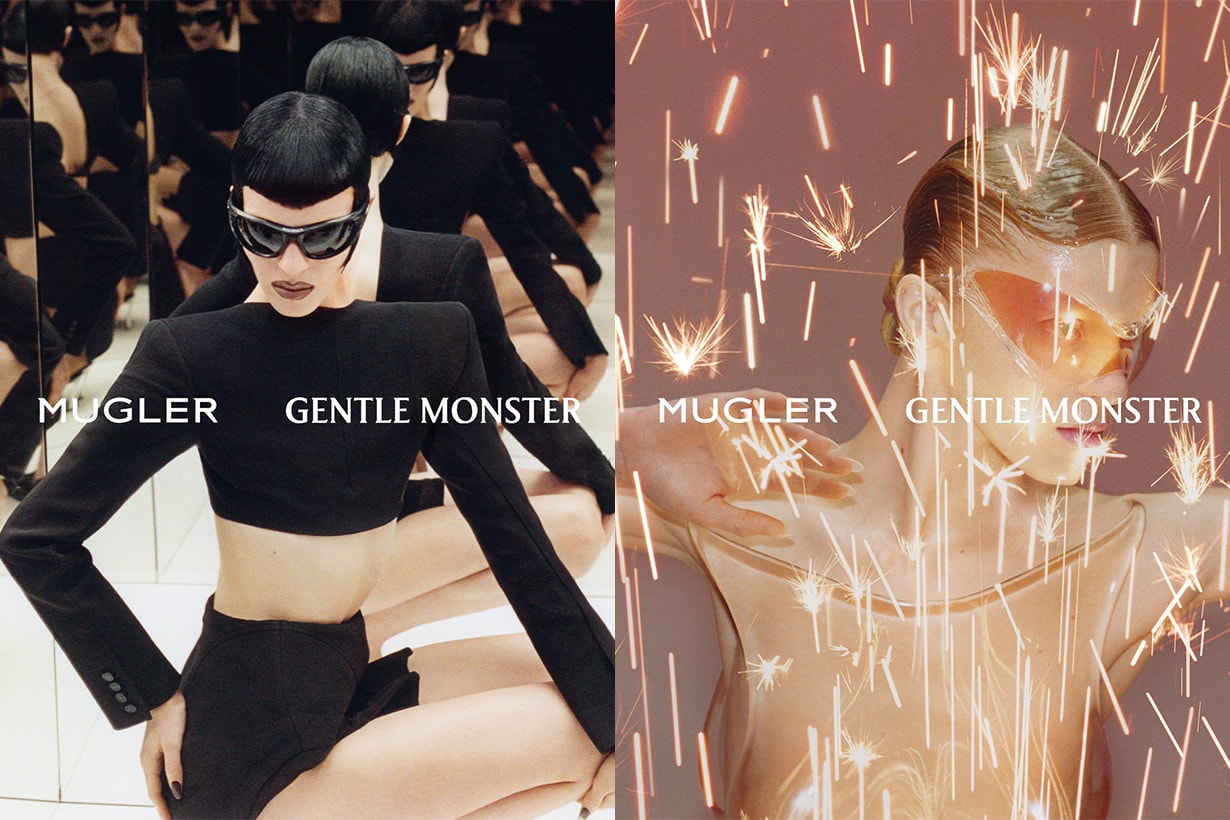 Mugler x Gentle Monster 2024 release info Spiral 01 Spiral 02