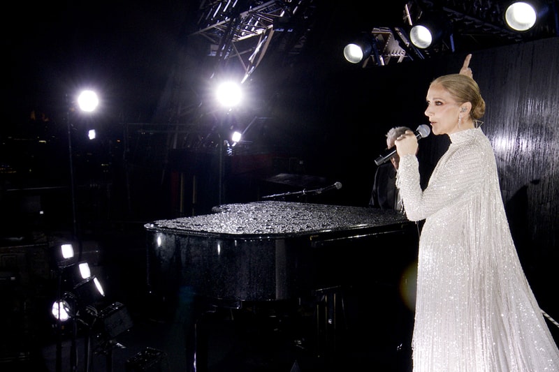Celine Dion Paris 2024 style Dior