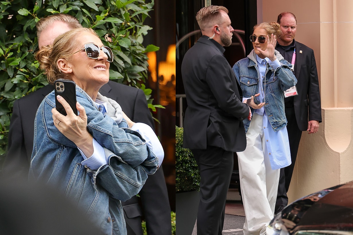 Celine Dion Paris 2024 style Dior