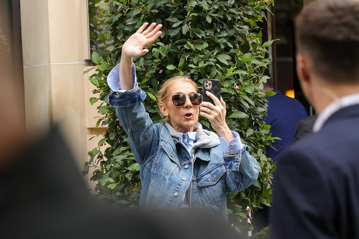 Celine Dion Paris 2024 style Dior