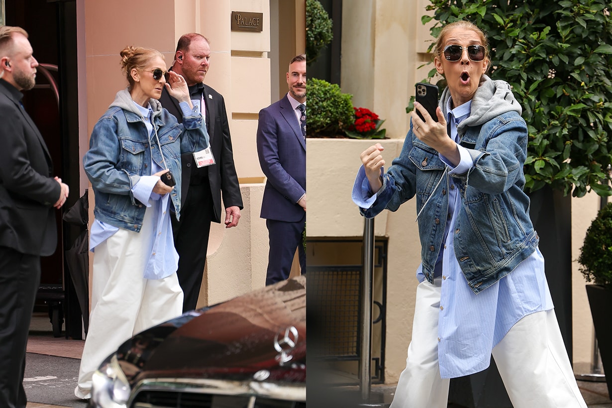Celine Dion Paris 2024 style Dior