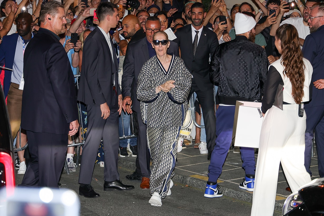 Celine Dion Paris 2024 style Dior