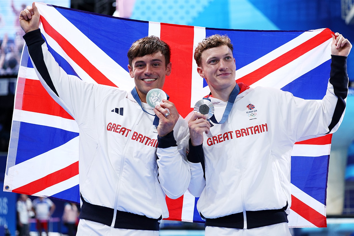 Paris 2024 Olympic Games Tom Daley Silver Medalists