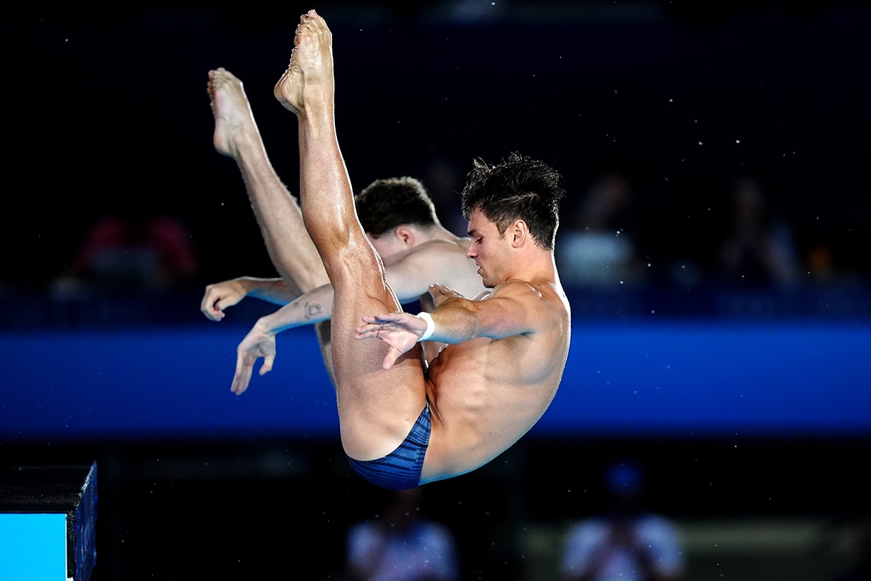 Paris 2024 Olympic Games Tom Daley Silver Medalists