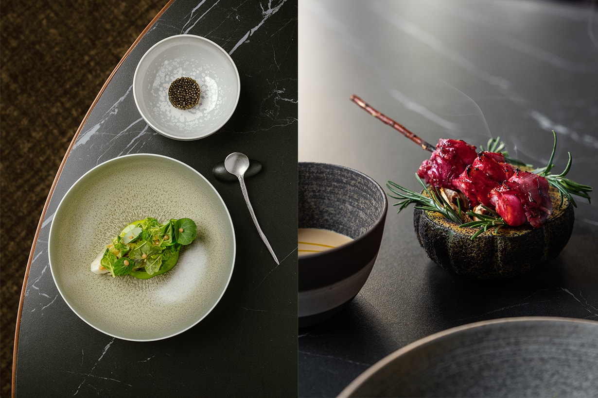 Makanan Vegetarian 2 Baru setahun lebih menjadi bintang sejak dibuka! Seperti hutan hijau di tengah hiruk pikuk kota, Feuille mengajak Anda mencicipi bunga yang mekar dan gugur dengan indera perasa Anda