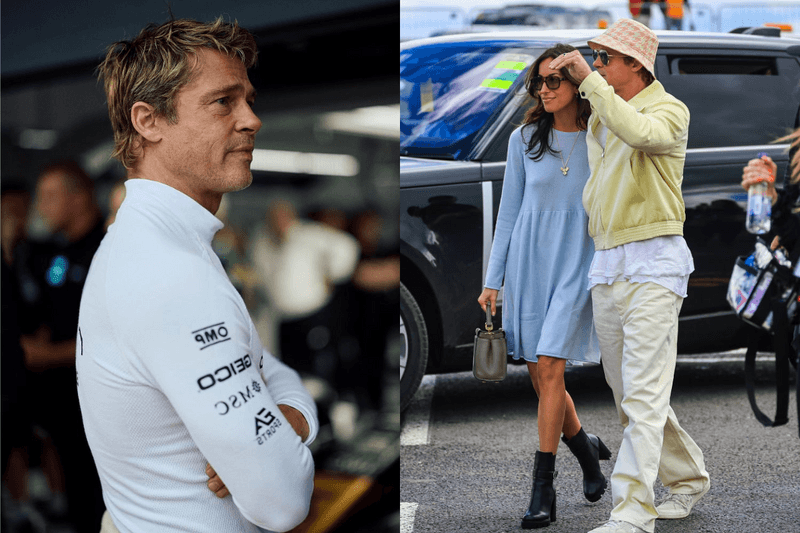 正式與 Angelina Jolie 說再見:Brad pitt 罕有地於鏡頭前曝光戀情,與新女友德·拉蒙 Ines de Ramon 共同出席英國大獎賽
