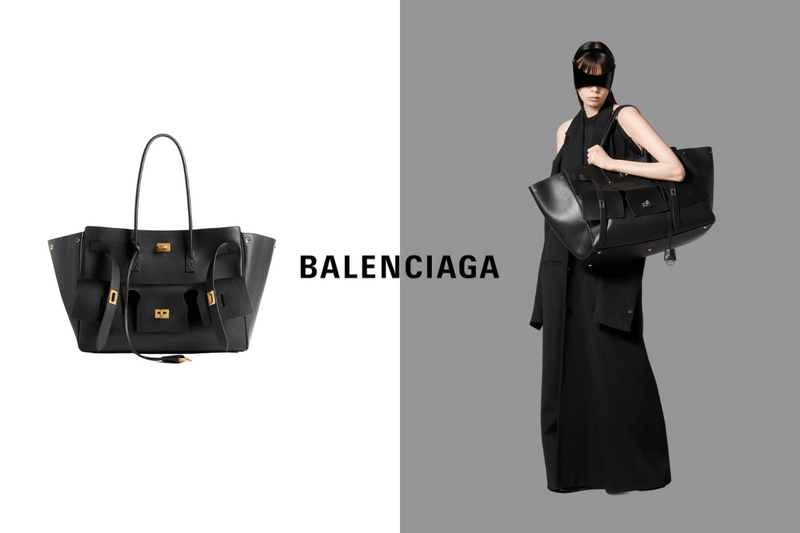 Balenciaga 2024 全新 Bel Air Carry All Bag，Rodeo Bag 的升級版本，這個精心設計讓你等於買了兩個包包！
