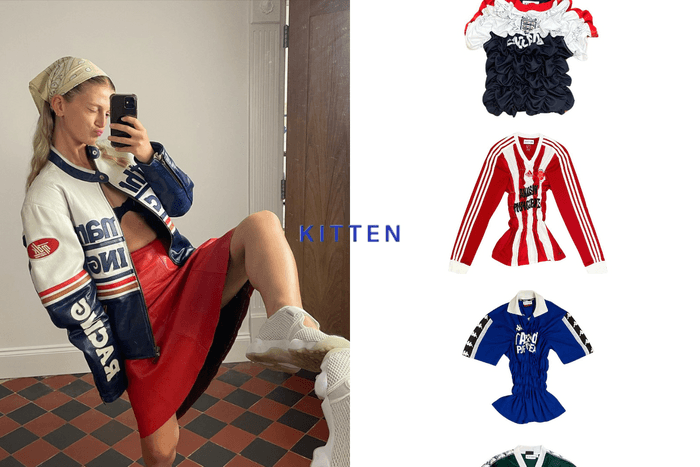 穿著它看奧運吧:將二手衣物改造成球衣的 KITTEN,皺褶束腰設計可愛又顯身材!