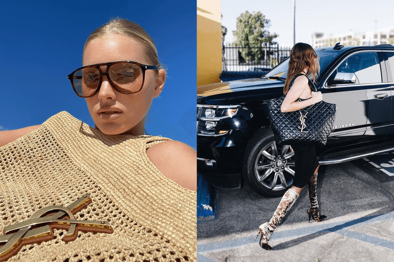 2024 Totebag:YSL Icare Maxi shopping Tote 回歸,上班+渡假同時背,ROSE、Elsa Hosk 和 Angelina Jolie 都愛!