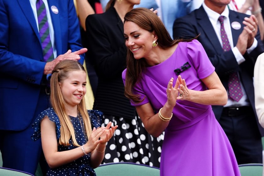 Kate Middleton Wimbledon Charlotte Princess of Wales