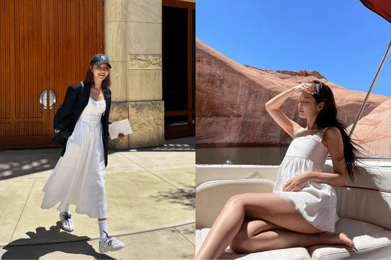 Jennie 和 秀英都這樣穿!最舒服白色裙的穿搭術,快學起來!