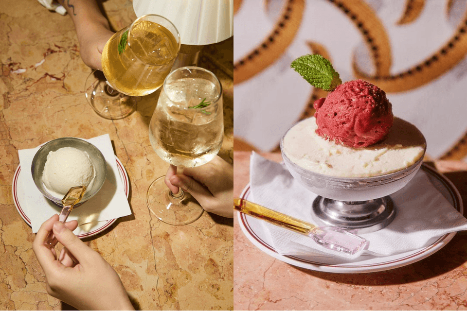 Es krim pistachio Es krim pistachio