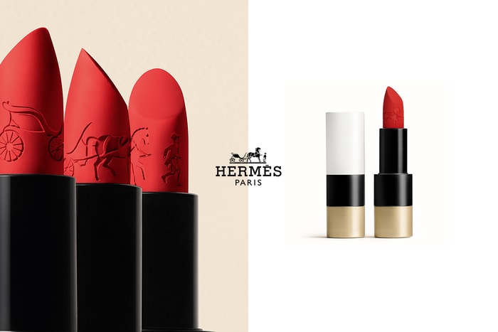 怎麼捨得用它:HERMÈS 首次推出限量版雕刻唇膏,收藏那一抹雋永嫣紅!