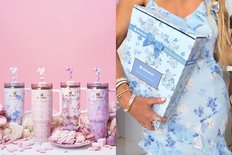 Stanley x LoveShackFancy ！Tumblers that fulfilled your girly's heart
