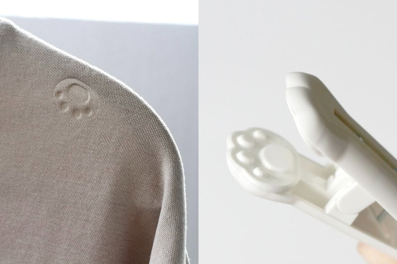 Daiso Cat Stamp Laundry Clip cat paw 4580084523030